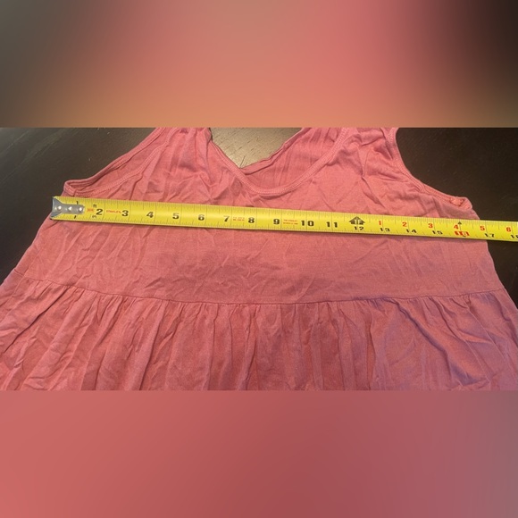 Dusty rose top /beach cover up - Picture 9 of 9